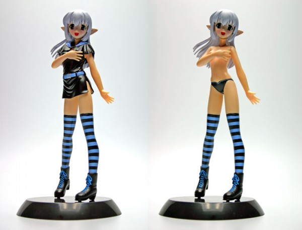 Comments : > PVC Figurine measuring 21cm > This ia an original creation from the japanese creators Toypla (Toys Planning) > The character was designed by Kuo & sculpted by Shin > The figurine features detatchable parts.