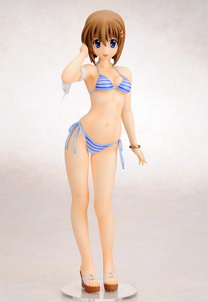 Magical Girl Lyrical Nanoha StrikerS PVC Statue 1/4 Hayate Yagami Swimsuit Version 37 cm